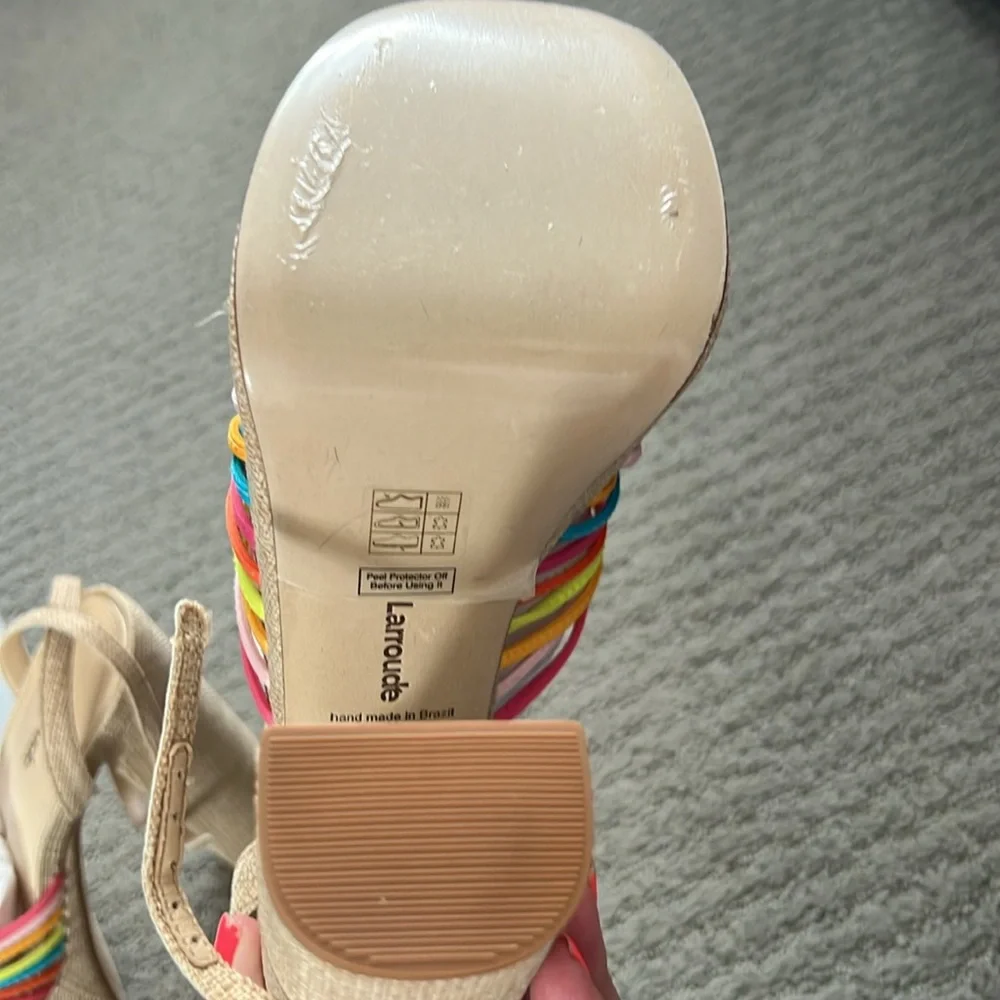 Larroude Valerie Colorful Platform Heels - Picture 4 of 5